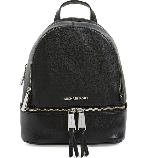 michael kors dean leather backpack|Michael Kors leather backpack men.